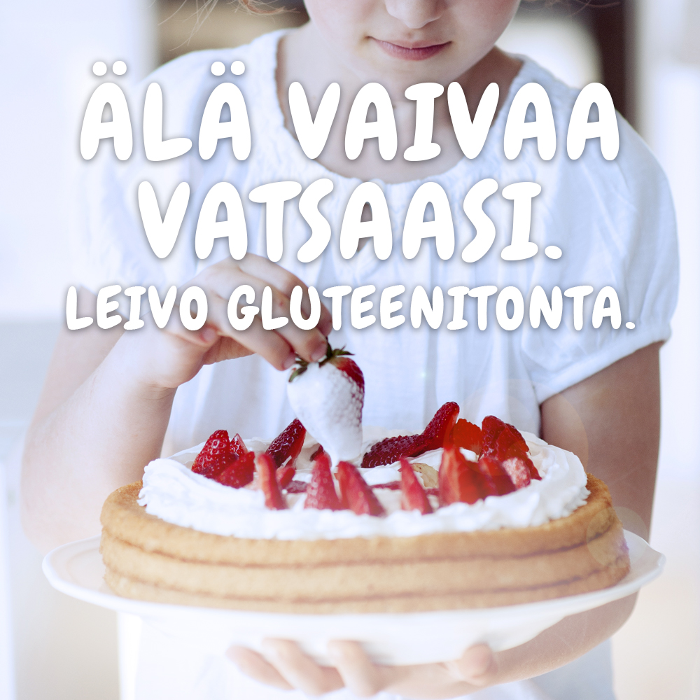 Reformi Luomu Gluteeniton Älä vaivaa vatsaasi. Leivo gluteenitonta